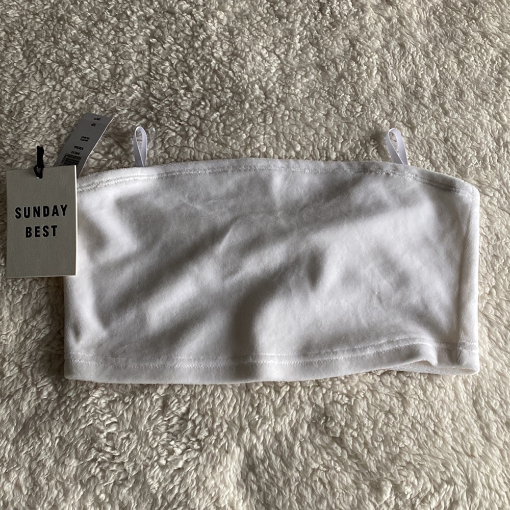 ARITZIA - BRAND NEW WITH TAGS WHITE tube top